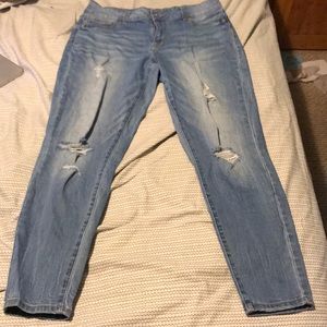 Maurices jeggings size Large